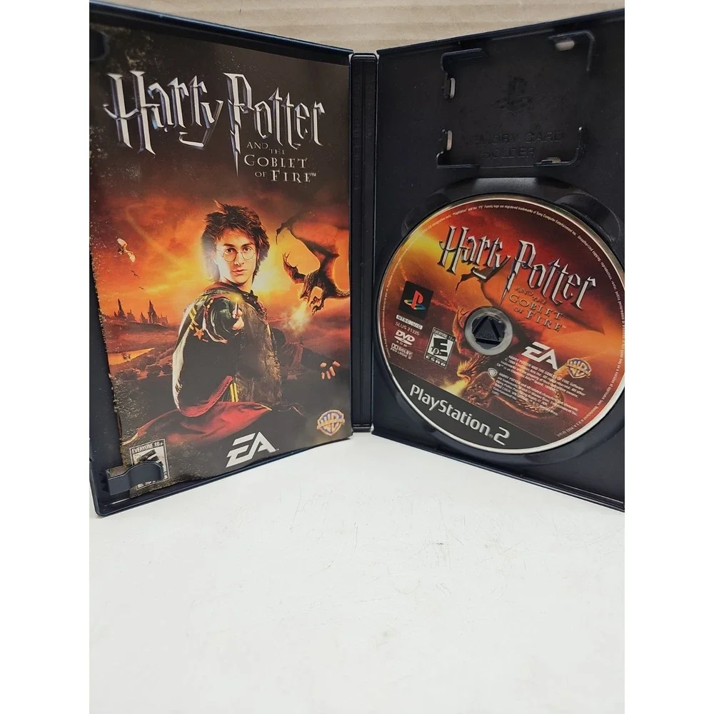 Harry Potter PS2 Game Lot Of 4 (Chamber Secrets Goblet Fire Quidditch)